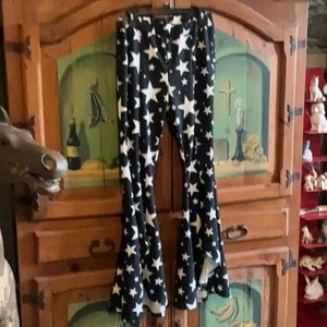 Lucky & Blessed Lone Star Hi-Low Pants